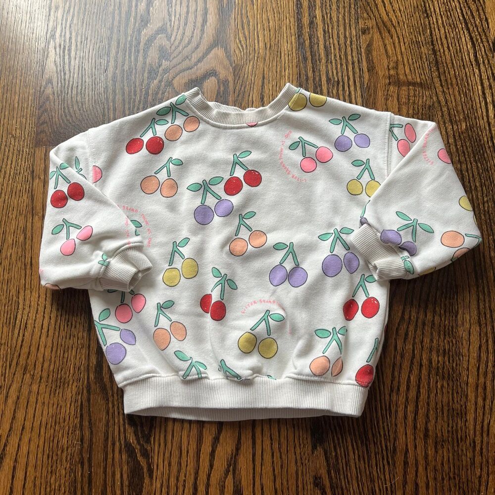 Zara Cherry Print Sweatshirt (3Y)